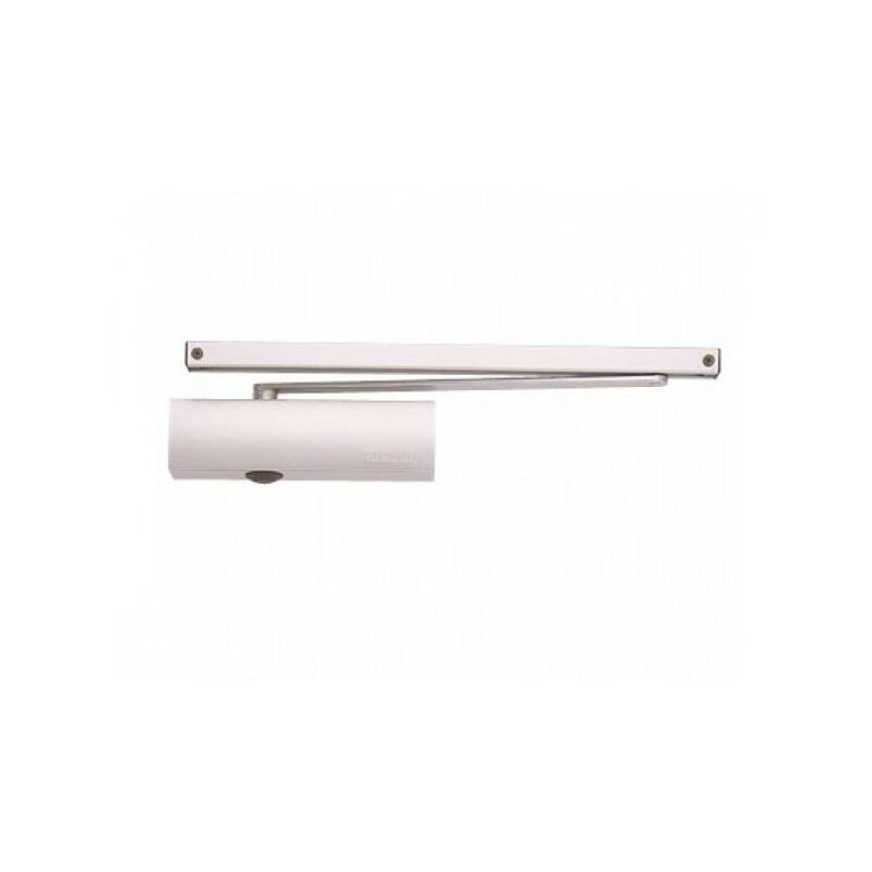 foto del prodotto chiudiporta gr200 braccio standard bianco groom forza 2 4 freno di apertura ce en1154 gr200117