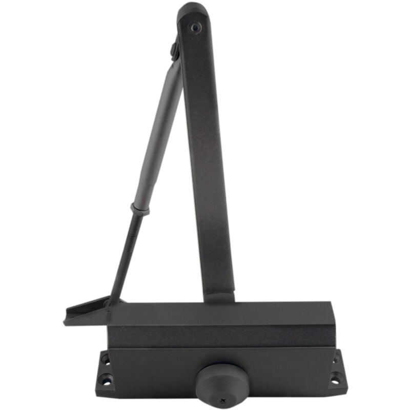 foto del prodotto chiudiporta reversibile handlock ds503 nero con fermo