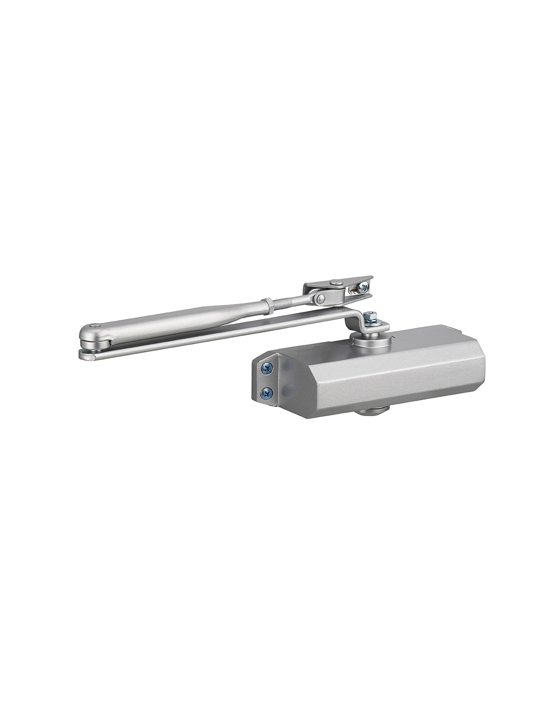 foto del prodotto chiudiporta spingiporta idraulico automatico reversibile, portata 60kg, forza 3, argento thirard