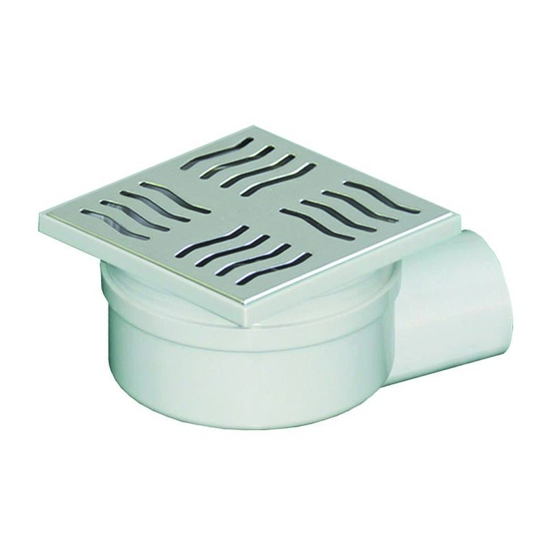 foto del prodotto chiusini sifonati abs100x100mm colore grigio d50
