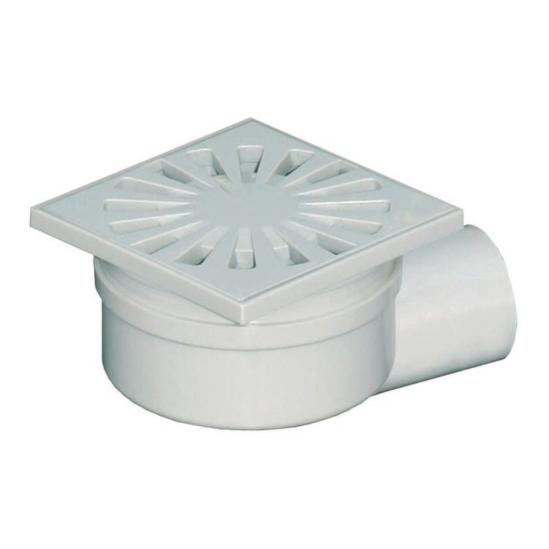 foto del prodotto chiusini sifonati abs100x100mm scarico laterale