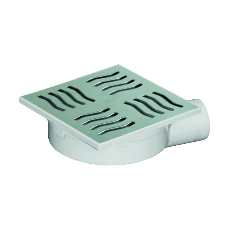 foto del prodotto chiusini sifonato abs 150x150mm colore grigio d50