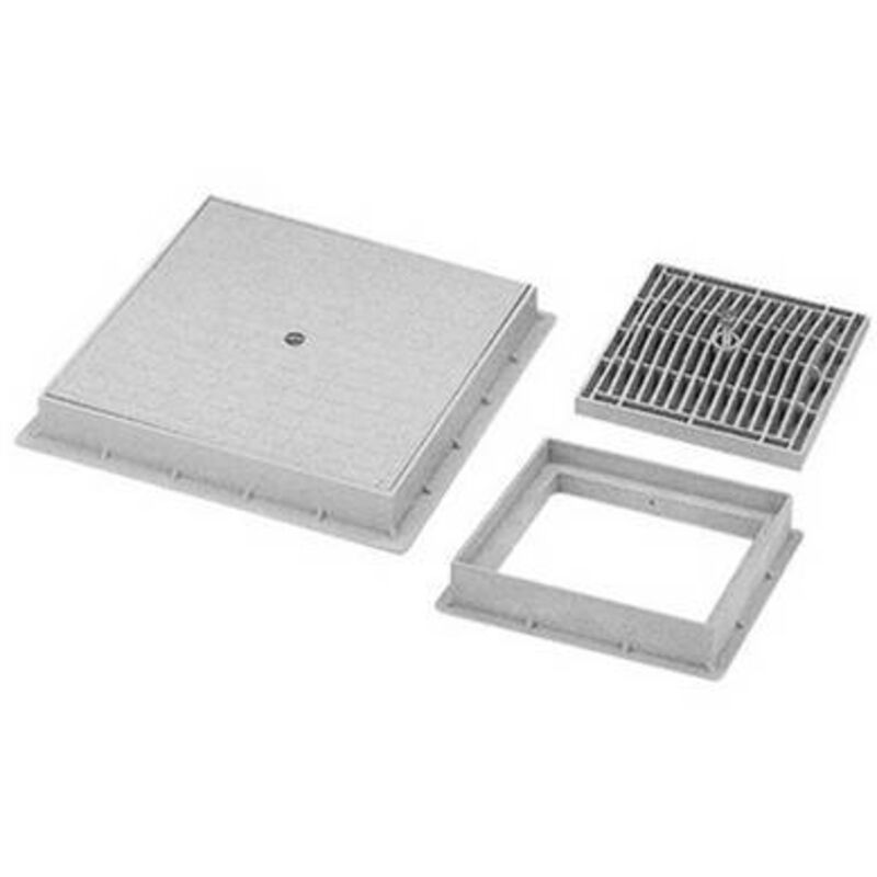 foto del prodotto chiusino di ispezione carrabile in pp mm. 550 x 550