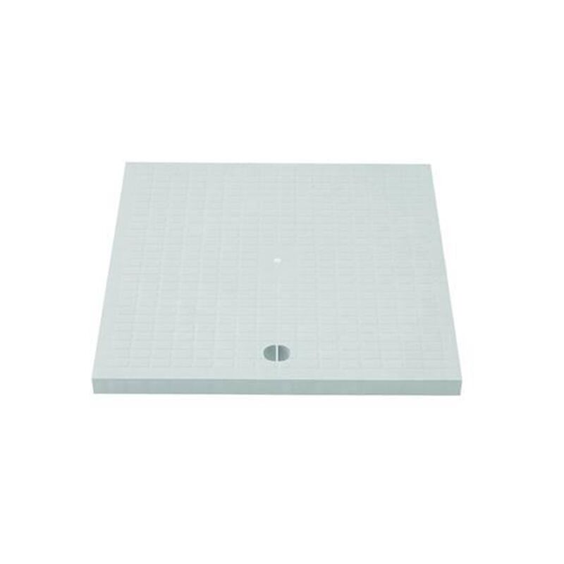 foto del prodotto chiusino per pozzetto in pp copolimero grigio chiaro cm.55x55