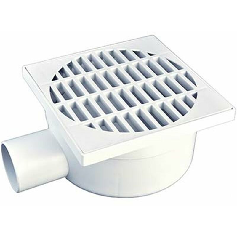 foto del prodotto chiusino sifonato cm.15x15 con scarico laterale mm.50 df 1042768