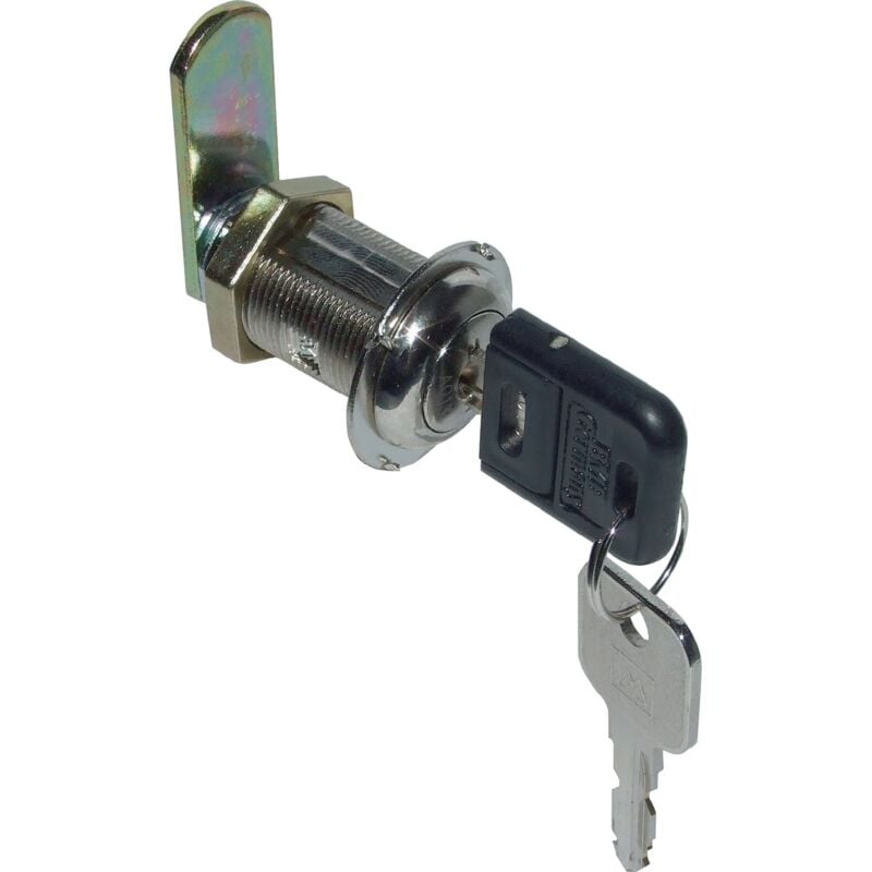foto del prodotto chiusura a leva sys.600 con chiusura a scatto per spessore 17 mm, inclusa cilindro di sicurezza.