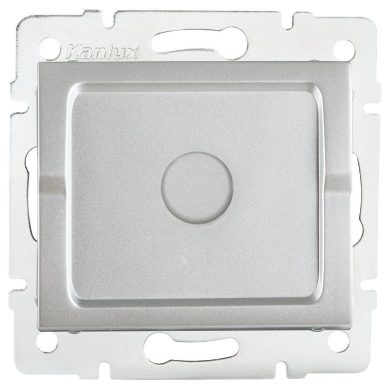 foto del prodotto chiusura logi 71x71mm abs argento ip20 kanlux