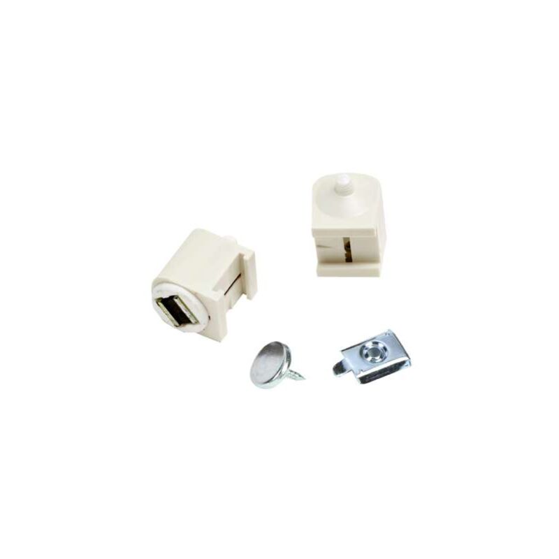 foto del prodotto chiusura magnetica con piastrina bianco pz.2