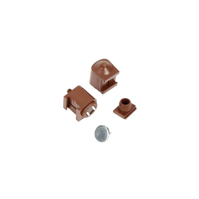foto del prodotto chiusura magnetica con spina marrone pz.2