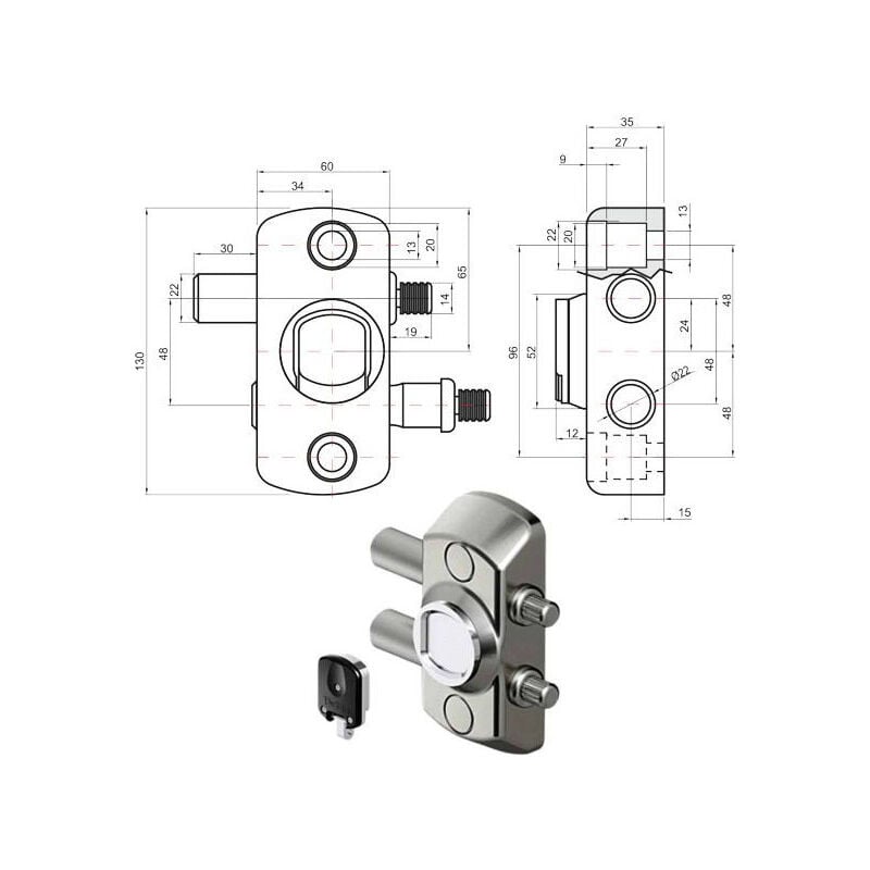 foto del prodotto chiusura serrande magnetica mg710 disec