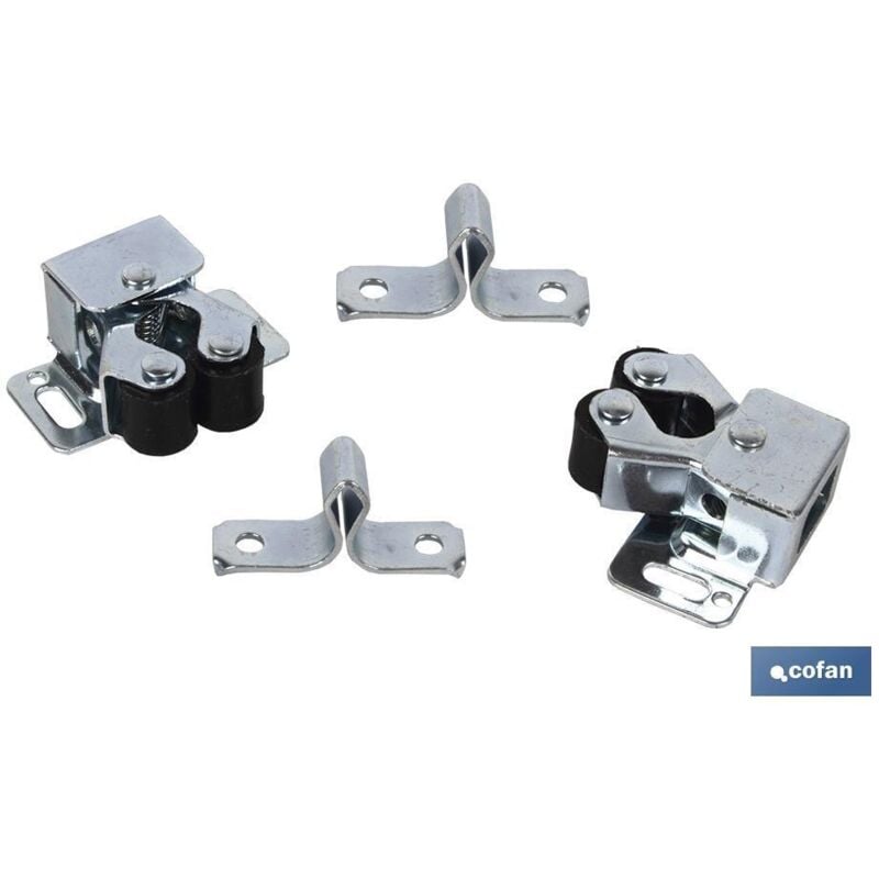 foto del prodotto chiusure a lira placcate in zinco da 2 pezzi