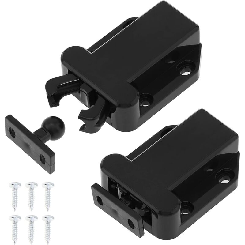 foto del prodotto chiusure a sgancio rapido per armadietto 6 pezzi spingere per aprire chiusure per cassetti non magnetiche chiusure per porte di mobili per armadi
