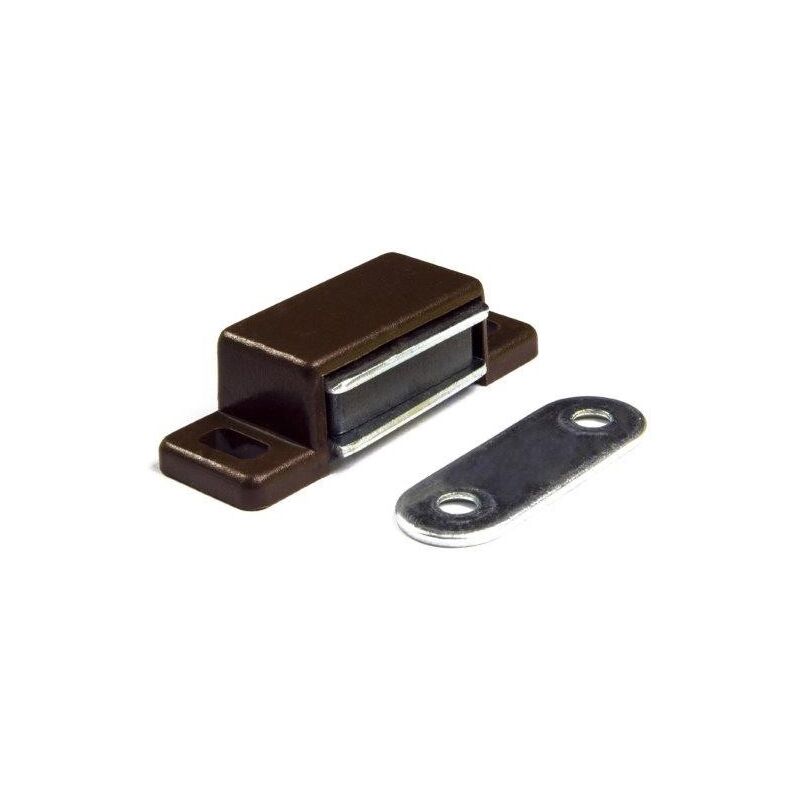 foto del prodotto chiusure magnetiche marroni da applicare forza 4 kg. 2 pz.