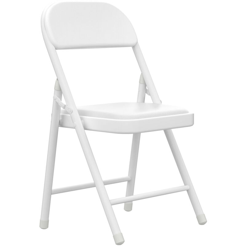 foto del prodotto chleby 2pcs comoda sedia pieghevole da cucina sedie pieghevoli in pelle sedia per visitatori con cuscino sottile sedie da pranzo pieghevoli adatte