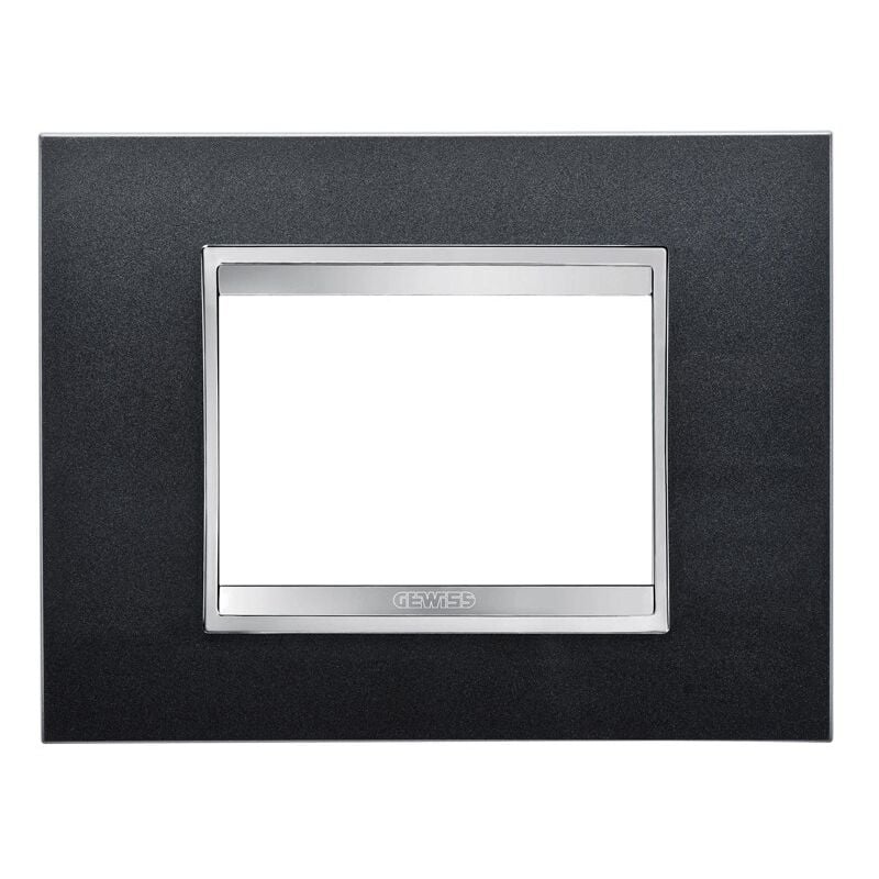 foto del prodotto chorus placca lux 3p ardesia gw16203va gewiss