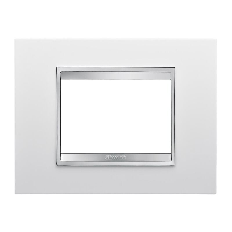 foto del prodotto chorus placca lux 3p bianco gw16203tb gewiss