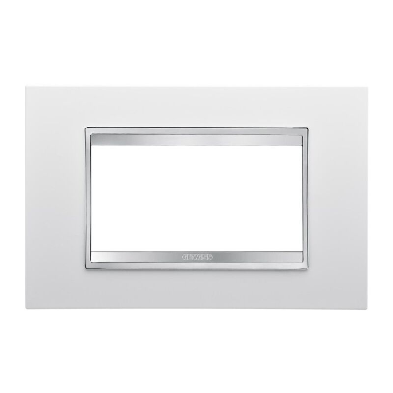 foto del prodotto chorus placca lux 4p bianco gw16204tb gewiss
