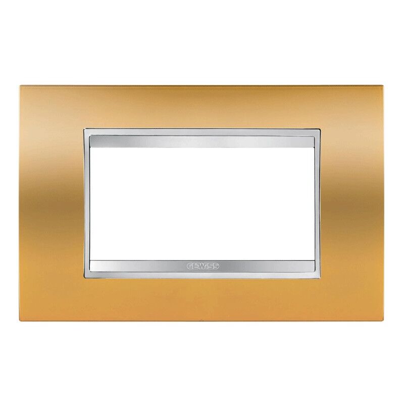 foto del prodotto chorus placca lux 4p oro gw16204mo gewiss