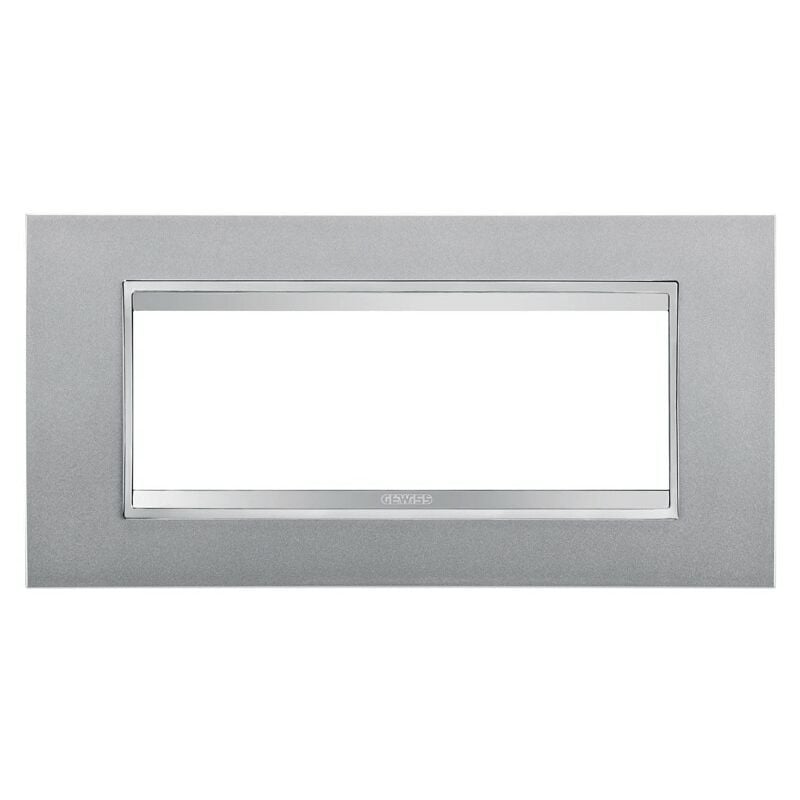 foto del prodotto chorus placca lux 6p titanio gw16206vt gewiss