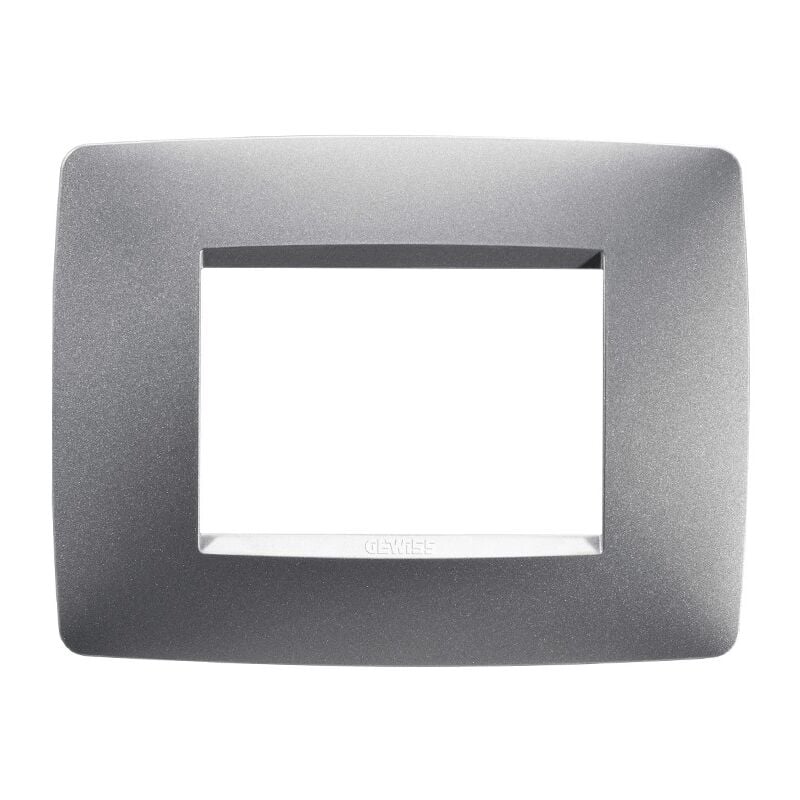 foto del prodotto chorus placca one 3p colore titanio gw16103vt gewiss