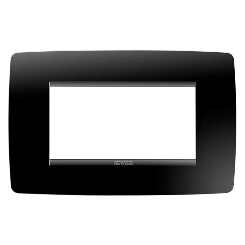 foto del prodotto chorus placca one 4p nero toner gw16104tn gewiss
