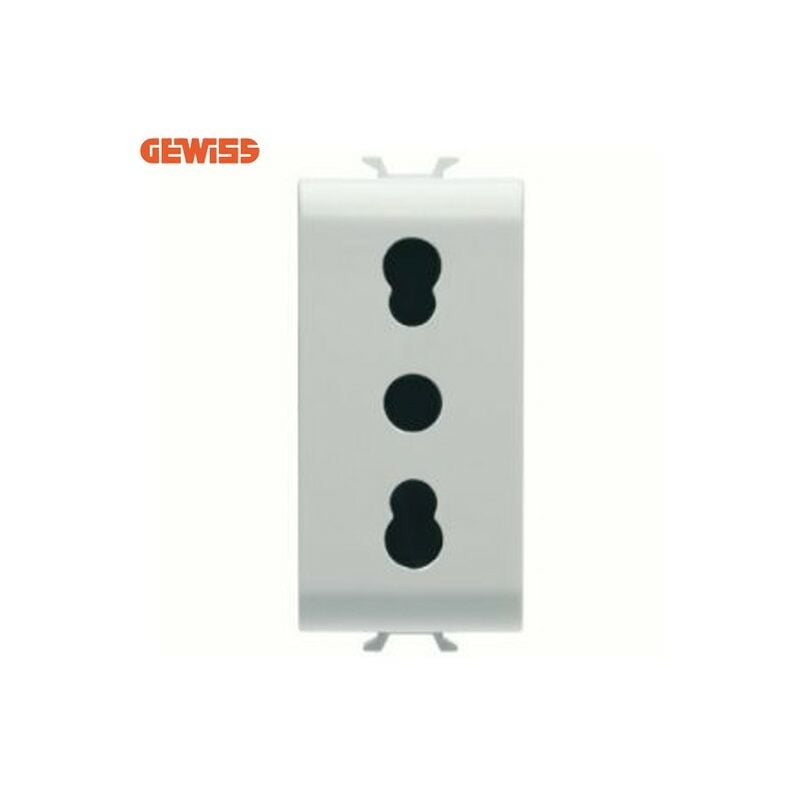 foto del prodotto chorus presa bipasso 10 16a gw10203 - gewiss