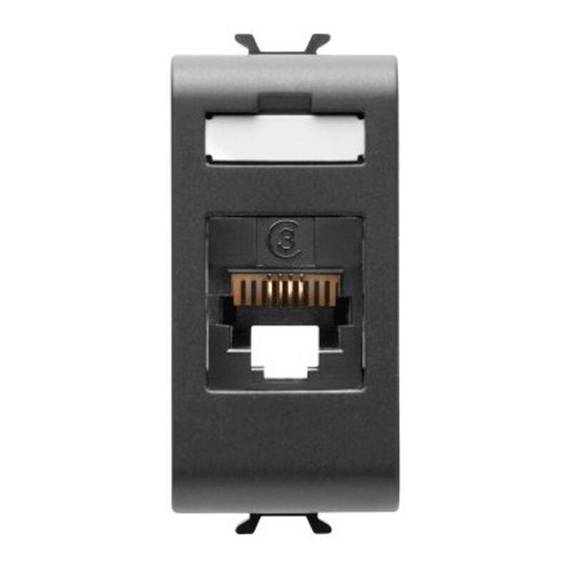 foto del prodotto chorus presa telefonica nero gw12401 gewiss