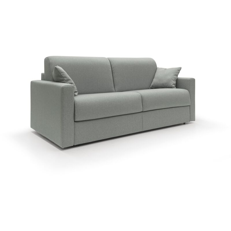 foto del prodotto chris divano letto matrimoniale tessuto impermeabile 206 cm azzurro