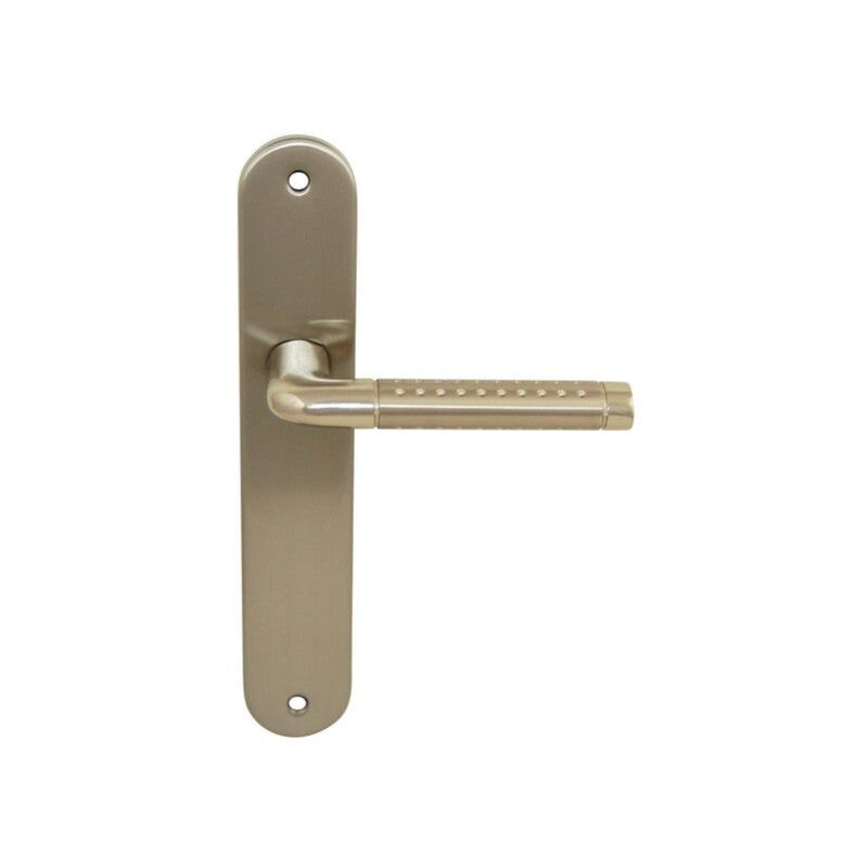 foto del prodotto chrisligne 2 maniglie per porte tolbiac con bloccaggio sbloccaggio, alluminio opaco, 195 mm