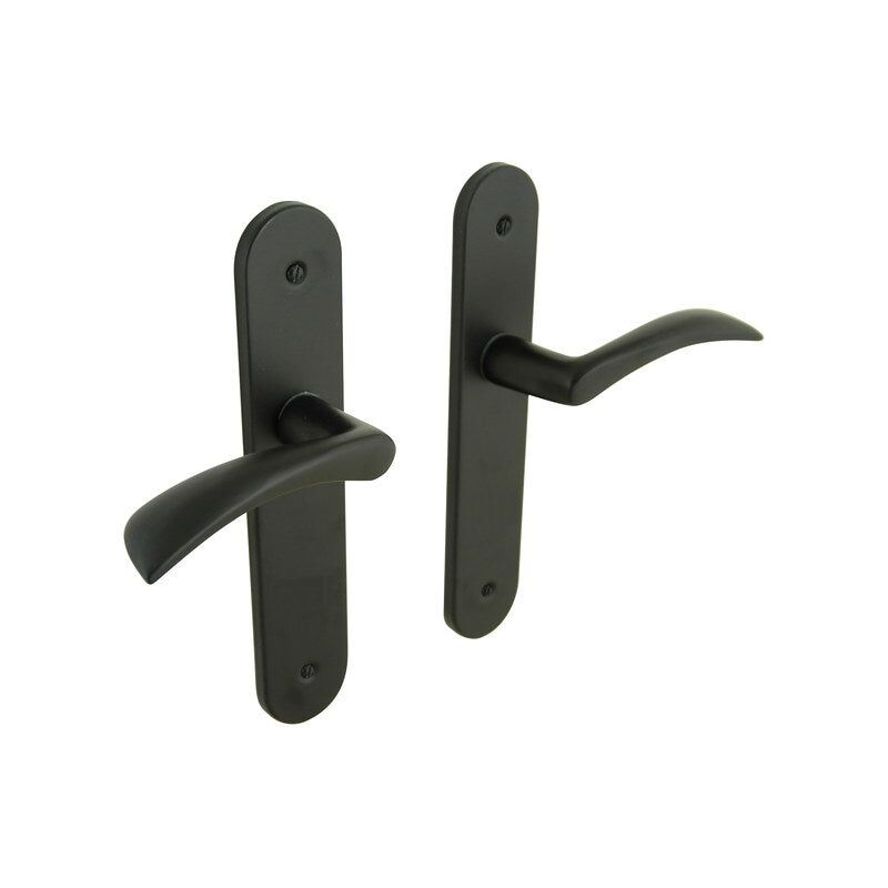 foto del prodotto chrisligne set di 2 maniglie per porte azur senza foro alluminio interasse 165 mm