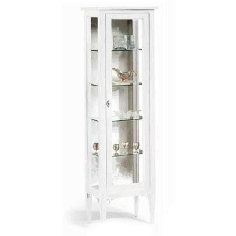 foto del prodotto christal credenza con vetrina in legno massello