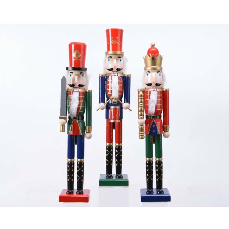 foto del prodotto christmas decoration schiaccianoci natalizio in legno 50 cm
