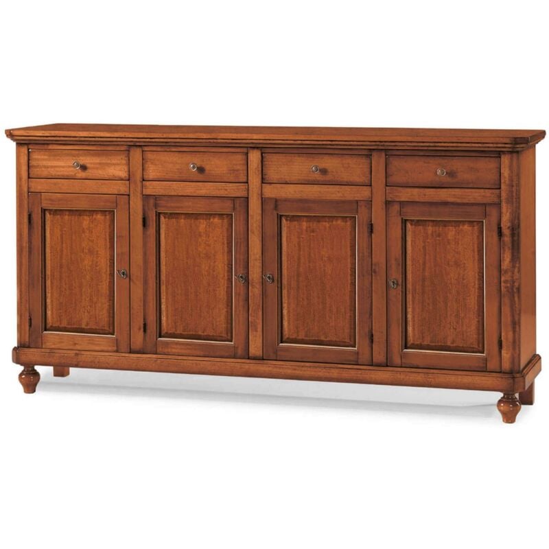 foto del prodotto christopher - credenza in legno cm 196 x 43 x 98 h