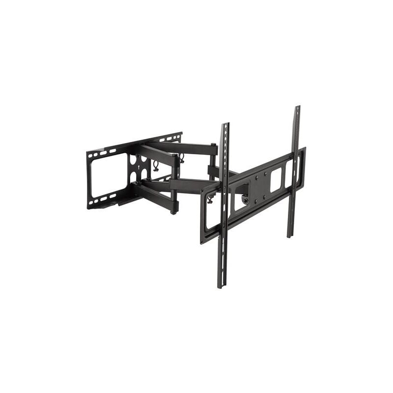 foto del prodotto chromad supporto a parete con doppio braccio articolato per tv 32 70 compatibile con tv curve girevole, inclinabile ed estensibile peso max
