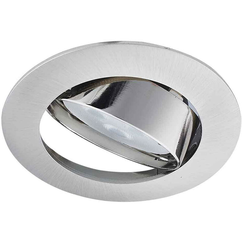foto del prodotto chrome mat rotonda da incasso e punto orientale con presa gu10 protetta