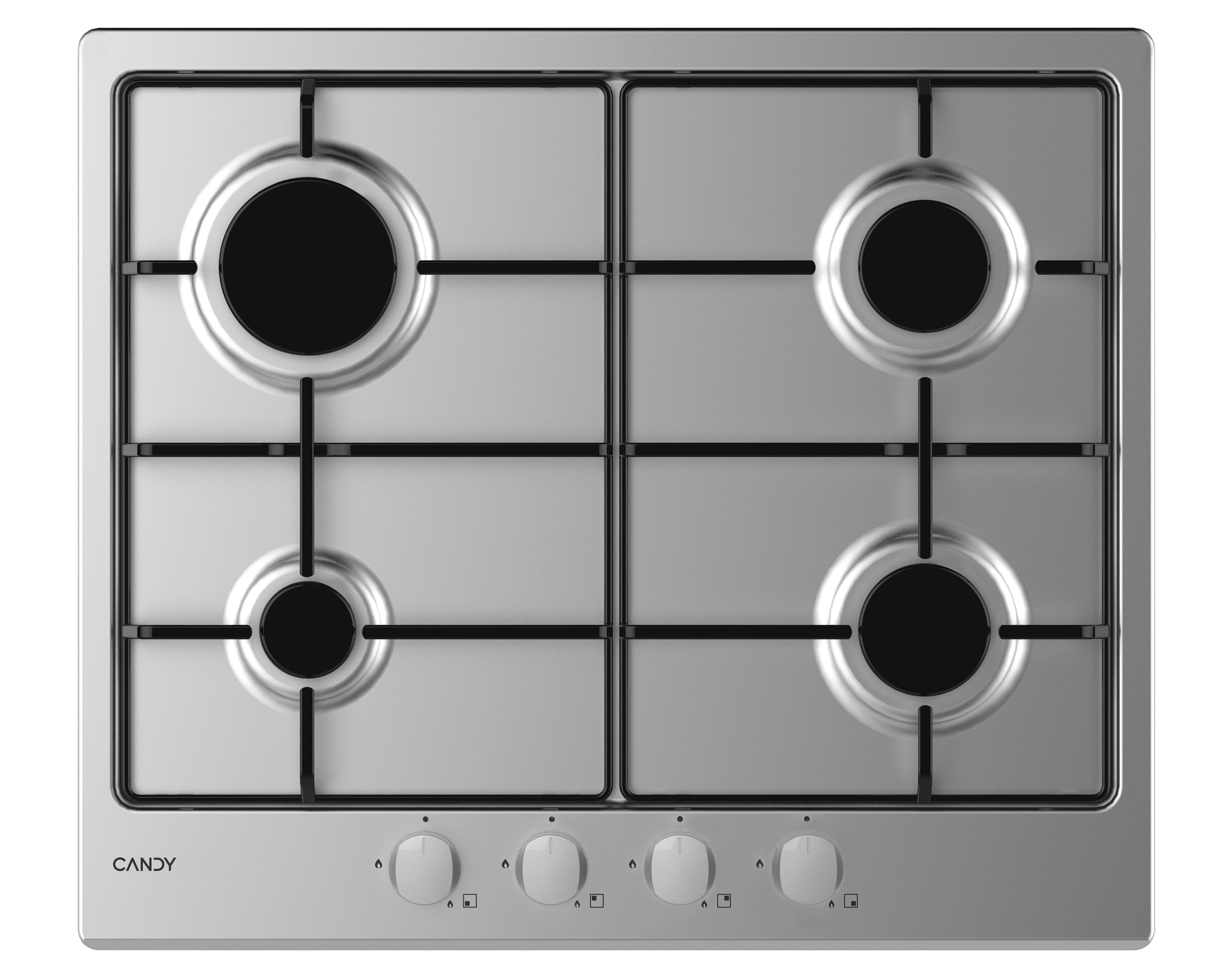 foto del prodotto chw6brx piano cottura gas 60cm 4 fuochi acc. inox 33801973