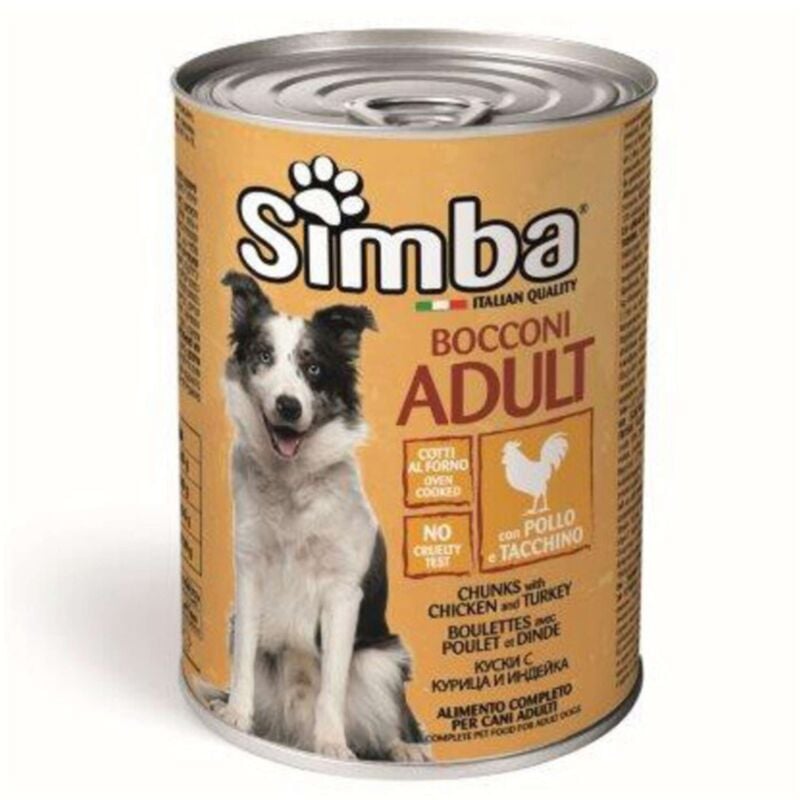 foto del prodotto cibo cane monge simba 415 g bocconc pol tacc 24 pezzi