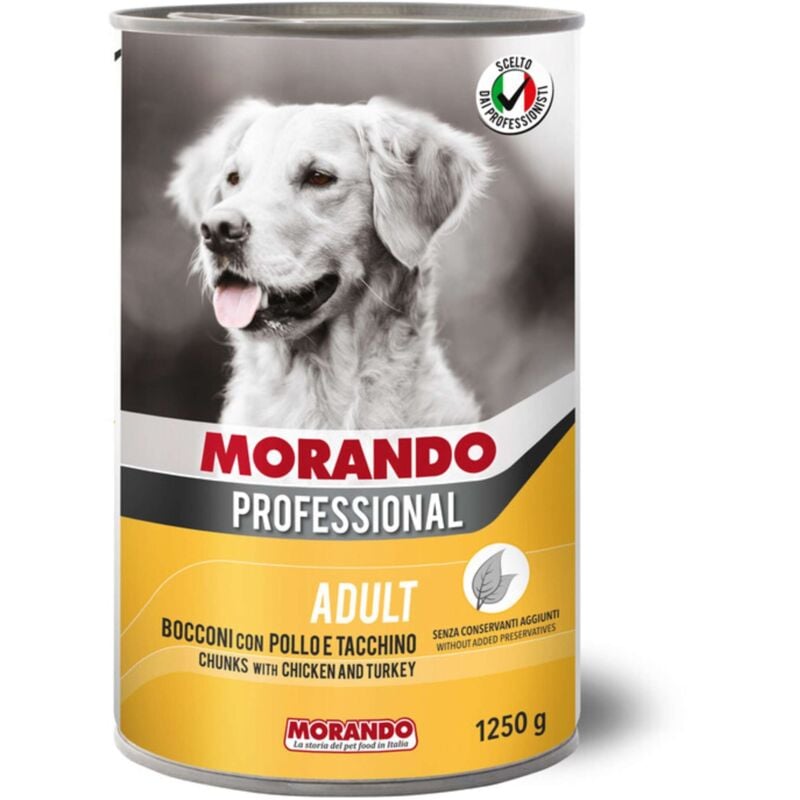 foto del prodotto cibo cane morando latt 1250 g pollo tacchino 12 pezzi