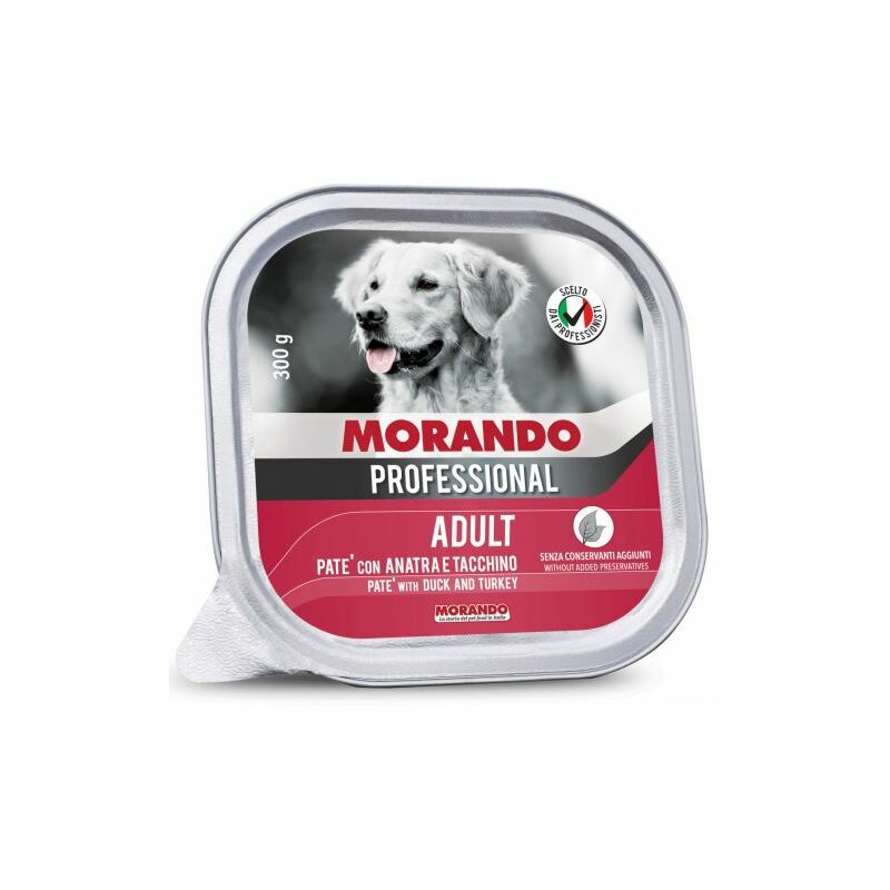 foto del prodotto cibo cane morando vsc 300 g pate anatra tacch 18 pz