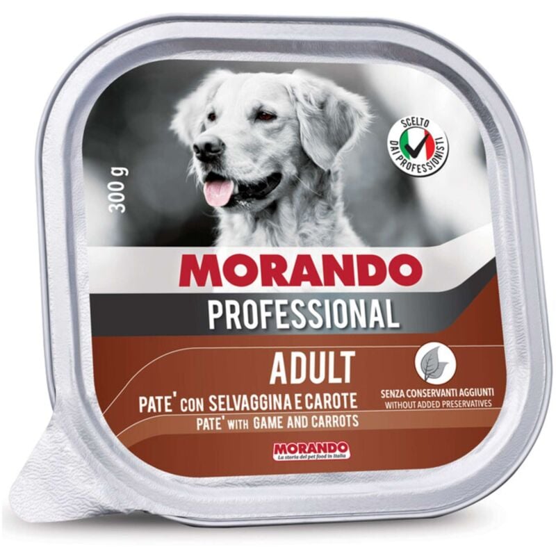 foto del prodotto cibo cane morando vsc 300 g pate selvagg carote 18 pezzi
