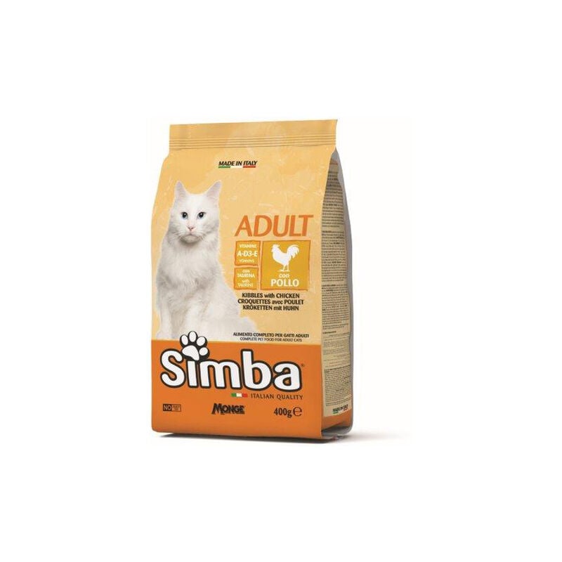 foto del prodotto cibo gatto monge simba 400 g croccantini pollo