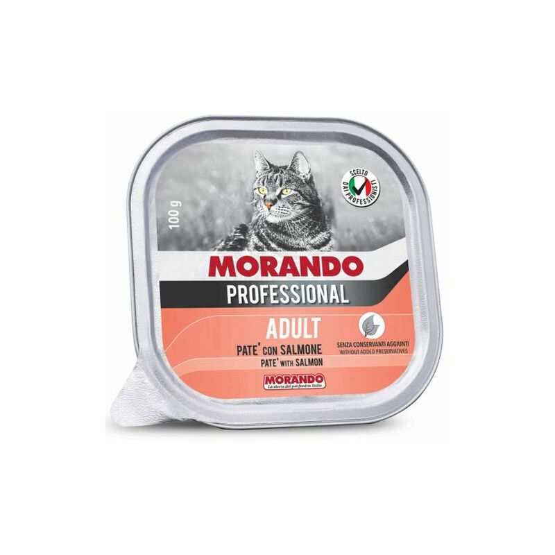 foto del prodotto cibo gatto morando vsc 100 g pate salmone 32 pz