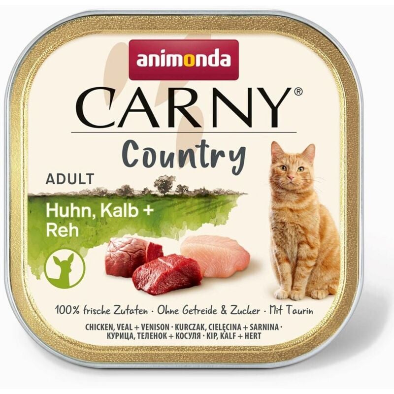 foto del prodotto cibo per gatti animonda carny country pollo 100 g