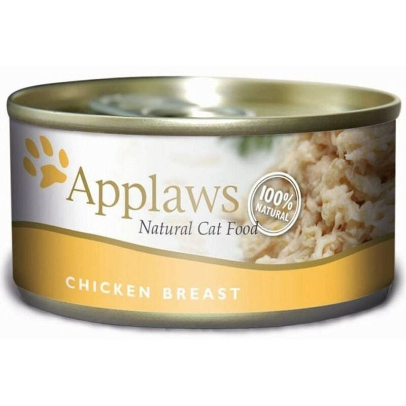 foto del prodotto cibo per gatti applaws chicken breast in broth pollo 156 g
