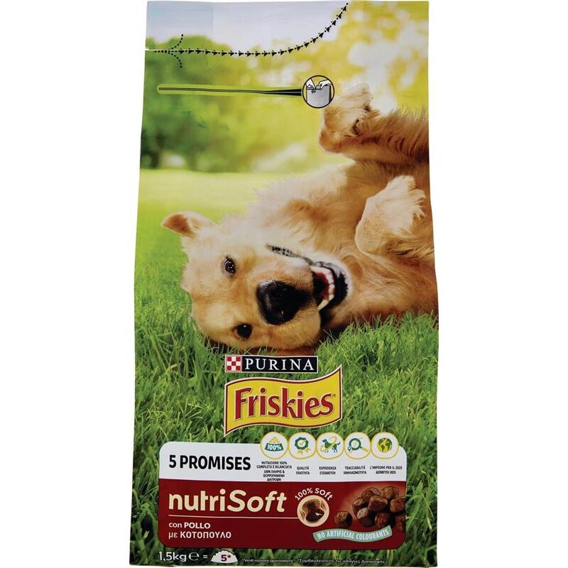 foto del prodotto cibo secco per cani nutrisoft pollo1.5 kg friskies