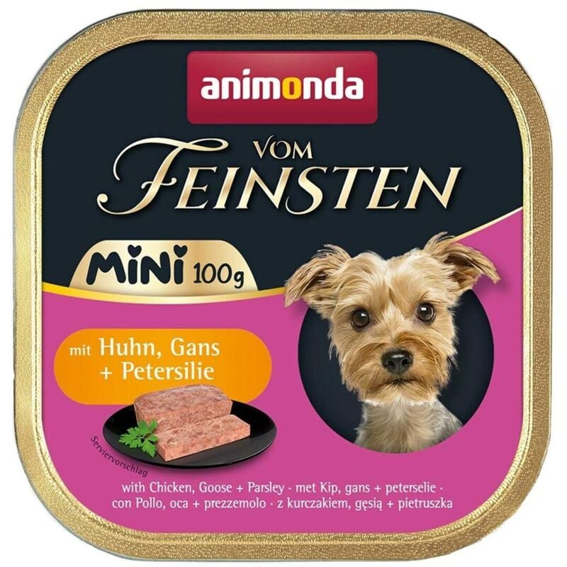 foto del prodotto cibo umido animonda vom feinsten adult mini pollo 100 g