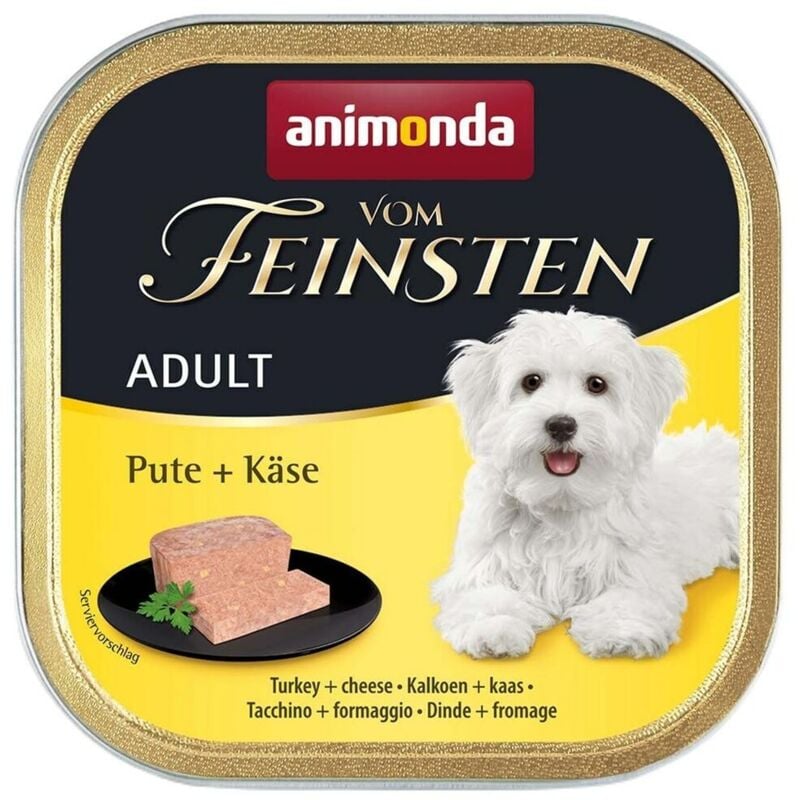 foto del prodotto cibo umido animonda vom feinsten turkey with cheese tacchino 150 g