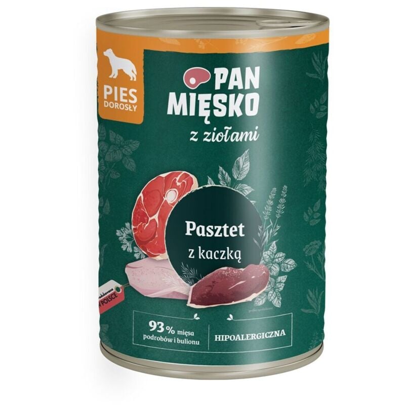 foto del prodotto cibo umido pan mi sko herbs duck 400 g