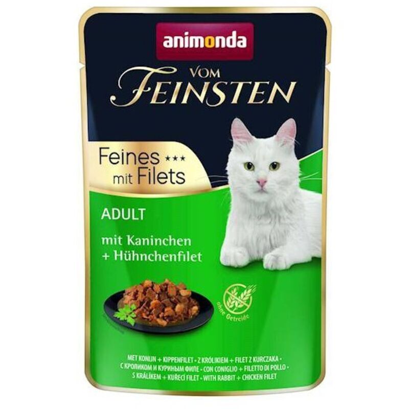 foto del prodotto cibo umido per gatti animonda - coniglio 85 g - senza zucchero e conservanti