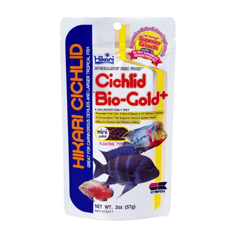 foto del prodotto cichlid bio gold plus mini pellet 250gr hikari